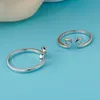 Luxury Bvlgr top jewelry accessories designer woman Simple Open mouth Couple Ring Fashion Versatile Aperture Ring Tiktok Same Style Tight Hoop Curse Couple Ring