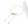 Bracelets de cheville Ingemark chaîne réglable cheville Brelet pour femmes Vintage mode Simple mince chaîne cheville femme pied Beh bijoux 2022 cadeau J230815