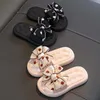 Slipper New Children Slippers Summer Girls Sandals Baby Knot Anti-skid Outer Wear Soft Soled Girls Slippers Kids Beach Shoes R230815