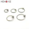 Labret Lip Piercing Jewelry BCR Nose ring Stud Tragus Nipple Ball Clre Captive Rings 16G 14G Steel 4mm Round Septum 10mm 12m 230814