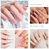 Nagelkunst -Kits Acrylpulver Bohrmaschine Set Weiß klares rosa Design Nails Dekoration Verlängerung Maniküre Werkzeuge 230815