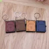 Keychains Holy Bible Book Leather Key Ring Miniature Paper Spiritual Christian Jesus Keychain