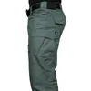 Pantaloni maschili 2023 tattici militari casual cargo combattimento pantaloni cotone ripstop multi tasche da uomo abbigliamento da uomo.