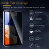 Anti Spy Privacy Screen Protectors for Motorola Moto G Play Stylus 2023 Power Samsung Galaxy A22 A32 A52 A72 5G 4G A04s Black Anti-glare Anti-peeping Temper Glass