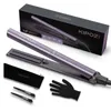 ترويض Tresses الخاص بك في أي مكان: Purple Professional 1 Titanium 2-in-1 Flat Iron Hair reuster مع تكنولوجيا أيونية