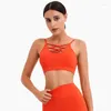 Outfit de yoga Sports Sports Top Bra para Women Gym sin costura sin ropa interior sin ropa sin espalda