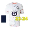 2023 2024 LOSC LILLILEサッカージャージーデビッドフォンテバラクバンバヤジチサッカーシャツ23 24 JIKONE R.SANCHES T.WEAH L.ARAUJO MAILLOTS KIT FANSバージョン