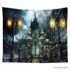 Tapestries Tapestry Night Castle Cemetery Tapestry Hippie Tapestry Bedroom Dorm Living Room Home Decor Wall Hanging R230815