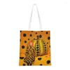 Shopping Bags Cute Yayoi Kusama Art Tote Bag Recycling Abstract Groceries Canvas Shoulder Shopper