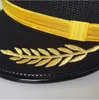 Beret designer marchio Captain's Hat Big Cornice Hat Cap Cap Cap Big Gorras Para Hombras Casquette Homme Sell Free Mail 230815