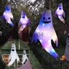 Nyhetsartiklar Halloween Party Home Outdoor Decoration Party Ghost Light Hanging Supplies Led Halloween Ornament Light Up Hanging Accessories J230815