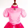 Girl's Dresses Peach Costume Kids Princess Dress For Girl Halloween Cosplay Costume Children Kids Birthday Carnival Party Outfits 230815