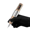 Тату -поток Mini Rotary 3,0 мм штриховой беспроводной панель PMU Cosmetic Tattoo Machine Pen для применения макияжа для микроблейдирования 230814