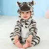 Rompers Baby Winter Kigurumi Cat Costumes For Girls Boys Toddler Animal Jumpsuit Infant Clothes Pyjamas Kids Overalls ropa bebes 230814