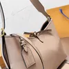 겨드랑이 토트 여성 핸드백 복합 가방 미니 평평한 지갑 캔버스 가죽 넓은 조절 가능한 어깨 스트랩 클래식 레터
