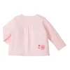Giacche miki per bambini ragazze cartone animato fiore coniglietto ricamato giacca cardigan calibondo per protezione solare maglietta a maniche lunghe 230814