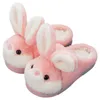 Slipper Children s Home Cotton Slippers Rabbit Anti slip Indoor Warm Winter Fluffy Pink Girls Princess Shoes Kids Footwear 230815