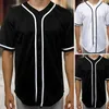 メンズTシャツメンサマーTシャツプルオーバー半袖カラーマッチングトップボタンシングルブレストルーズミッドレングス野球ユニフォーム