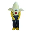 2024 Happy Banana Doll Mascot Costume Adult Halloween Birthday Party Cartoon Apparel