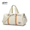 Duffel Taschen große Kapazität Fitnessstudios Bag Canvas Duffle Bag Frauen Sposrt Bag Sfitness Travel Beutel Casual Bag Schultermänner mit Schuhen Aufbewahrung 1402 J230815