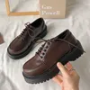 Dress Shoes platform Oxford s shoe heels platforms lolita School Uniform Student Girls Kawaii Round Toe Mary Janes 230815