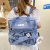 Rugzak mode meiden schooltas schattig klein voor tieners student bookbag katoen boog kawaii mini rucksack dames reistas