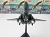 Aircraft Modle Scale 1/100 Fighter Model US F-14A F14 VF-84 Military Aircraft Replica Aviation World War Plane Collectible Toys for Boys 230814