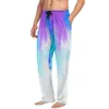 Мужские брюки модальный градиент сна, цветные брюки для сна брюки мужская пижама дно мягкая одежда пижама домашняя одежда 2023 Весна Лето 230814