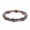 Strand Colorful Black Magnet Bracelet For Women Fashion Decorative Jewelry Women's Elegant All-match Mens Decoration