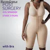 Kvinnors shapers colombianska Shaperwear Woman -bälte för att gå ner i vikt Belly Reducing and Shapers skinkor Lifter Fajas High Compression Bodysuit 230815