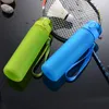 Water Bottles Sports Bottle Gift Bouncing Plastic Cup Straight Portable Rope Cups Arc Adults Students