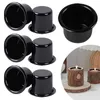 Ljushållare 10st Black Cup Base Metal Cups Tealight Holder Christmas Crafts Decoration Candlestick Aluminium Containers