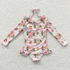 Clothing Sets Strawberry Print Girls Infant Camisole Top Tassel Beach Clothes Set Wholesale Swimsuit