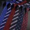 Bow Ties Passion Polyester Necktie للرجال يجتمعون مع Gravatas Homens للرجال الرسمي 7 سم سليم مخطط ملحقات القميص الصلبة القميص الكثير