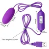 Seksspeeltje Massager Mini Bullet Vibrator voor vrouwen koppels Snelheid verstelbare USB Papilla G-spot Clitoris Stimulator Vibrerend ei