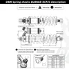 Grupos de bicicletas DNM RCP2S ASUNTOR DE CLABADOR DE MONTAÑA 550 lb Spring Soft Tail 165 mm 190 mm 200 210 220 240 mm para AM FR DH MTB Bicicleta 230815