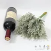 装飾的な花1 PCS人工プラスチックグリーン小さな葉花束植物ホームガーデンウェディングデコレーションF548