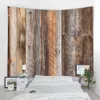 Гвостики деревянные кленовые листья гобелена стена натуральная фоновая ткань домашняя декор R230815