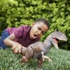 Jurassic World Carnotaurus 공룡 통제 정복 세계 영화 정통 세부 사항 원시 공격 사운드 움직일 수있는 조인트 어린이 Toy T230815