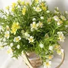 Decorative Flowers False Small Wild Flower Home Garden Decorate Artificial Plants Bonsai Pyrostegia Venusta