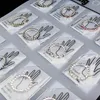 Pierścienie zespołowe letnia biżuteria modowa 24pcs mix kolor czeski srebrny srebrny palec stóp hurtowych A290 230814