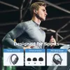 Drahtlose Ohrhörer Bluetooth 5.3 Kopfhörer 120 Stunden Spieltime Wireless Ladesport-Ohrhörer mit LED-Leistungsanzeige IPX7 wasserdichte Over-Ear-Knospen mit Earhooks