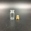 05ml Vials Clear Glass Bottles with Corks Mini Glass Empty Bottle Small 18x10mm(HeightxDia) Cute Craft Weddings Wish Bottles Hfhlt