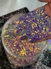 Nail Glitter 50G Holographic Chameleon Blandade Hexagon -paljetter utgör flingor Rainbow Pigment Chunky Irediscent Decoration 230814