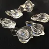 Chandelier Crystal Factory Price 20pcs 38 22mm Clear K9 Violin Shape Pendants (Free Rings) Glass Lamp Parts Suncatcher Ornament