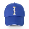 Ball Caps Baseball Hat Pink Letter Cotton Adjustable Alphabet Sun Protection Four Seasons Fashion Casual All-Match Snapback