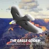 Aeronave Modle Airplane Control Remoto Wingspan Eagle Bionic Fighter Radio Glider Helicóptero Toys de avião RC para crianças 230815
