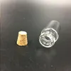 1 2 4 5ML Mini Vials Clear Glass Bottles Jars with Corks Stopper Small Corked Glass Bottle DIY Decoration Empty Little Bottle for Sand Hide