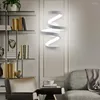 Lâmpadas de parede modernas LED montadas montanhas de cabeceira de cabeceira de cabeceira