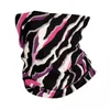 Halsdukar zebra hud färgglada mönster djur bandana nacke täckt tryckta balaclavas wrap halsduk varm huvudbonader för män kvinnor vuxen tvättbar